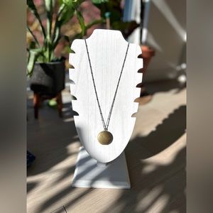 Gold/Brass Locket Necklace Antique Look